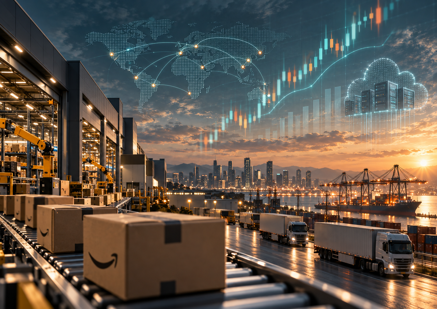 Azioni Amazon: ecommerce, logistica e tecnologia
