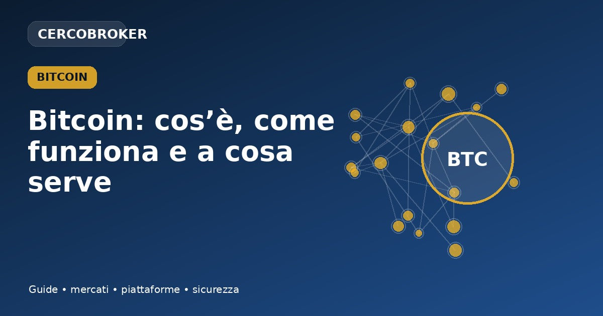 Bitcoin e funzionamento della rete
