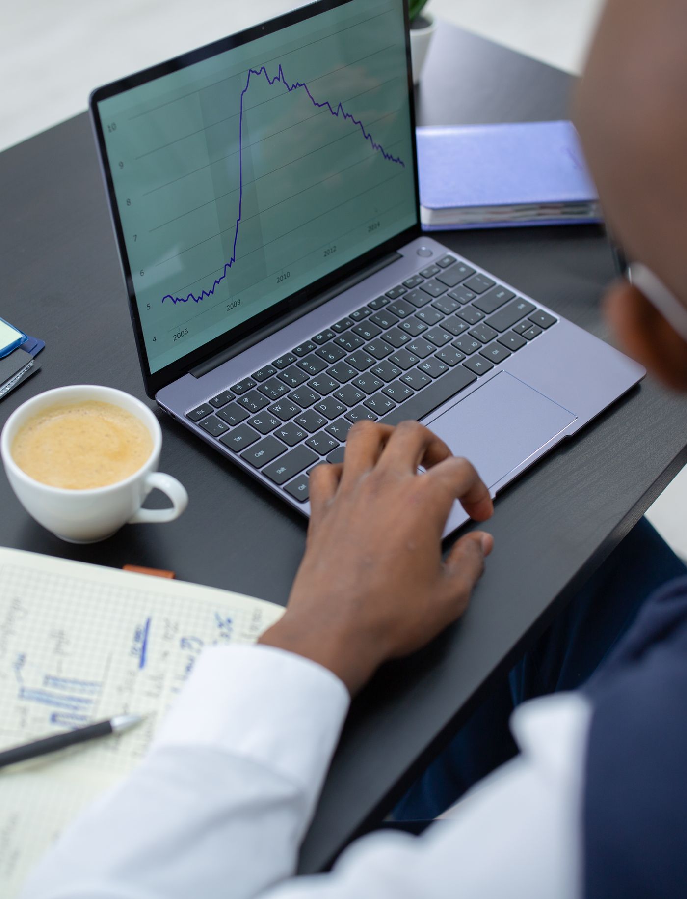 Analisi di grafici finanziari per valutare i rendimenti obbligazionari